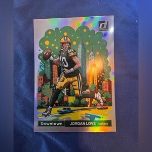 2024 Donruss Jordan Love Downtown #5 Green Bay Packers